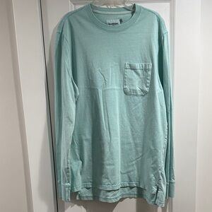 Goodfellow & Co Men's Aqua Long Sleeve Tee